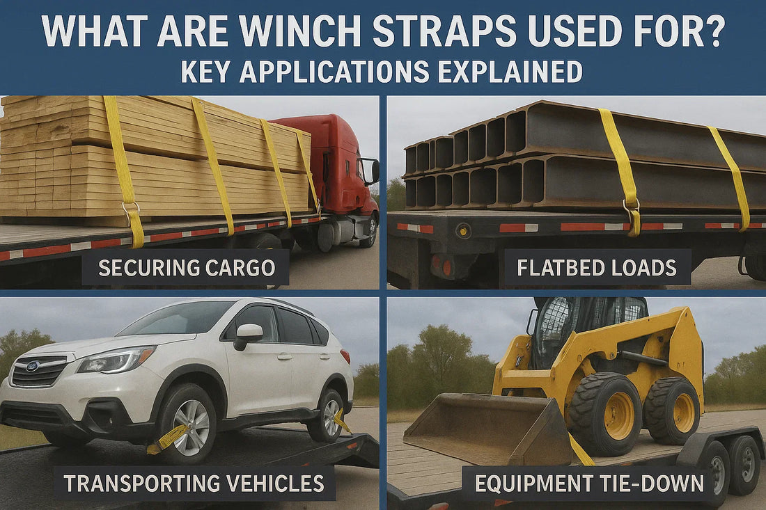 What are winch straps used for