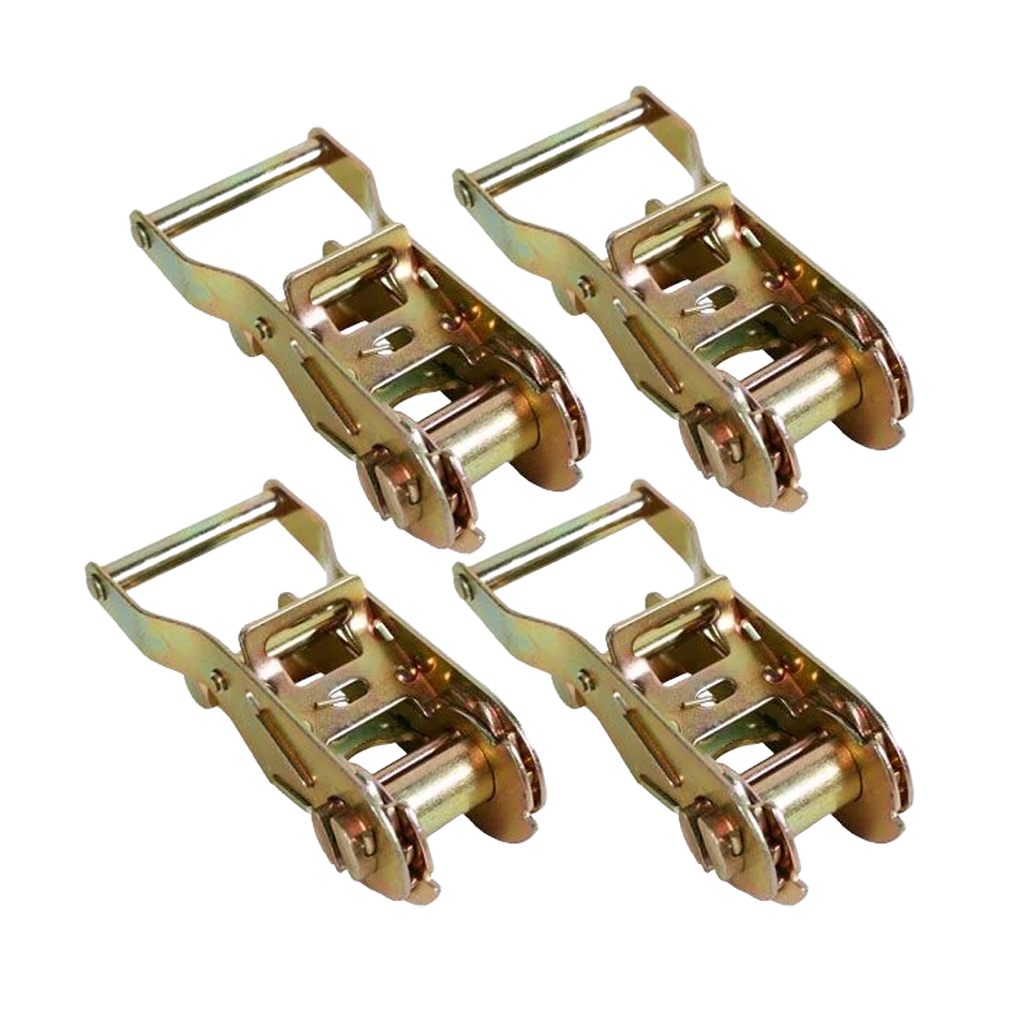 VULCAN Ratchet Buckle - 1 Inch Wide Handle - 1,100 Pounds - 4 Pack