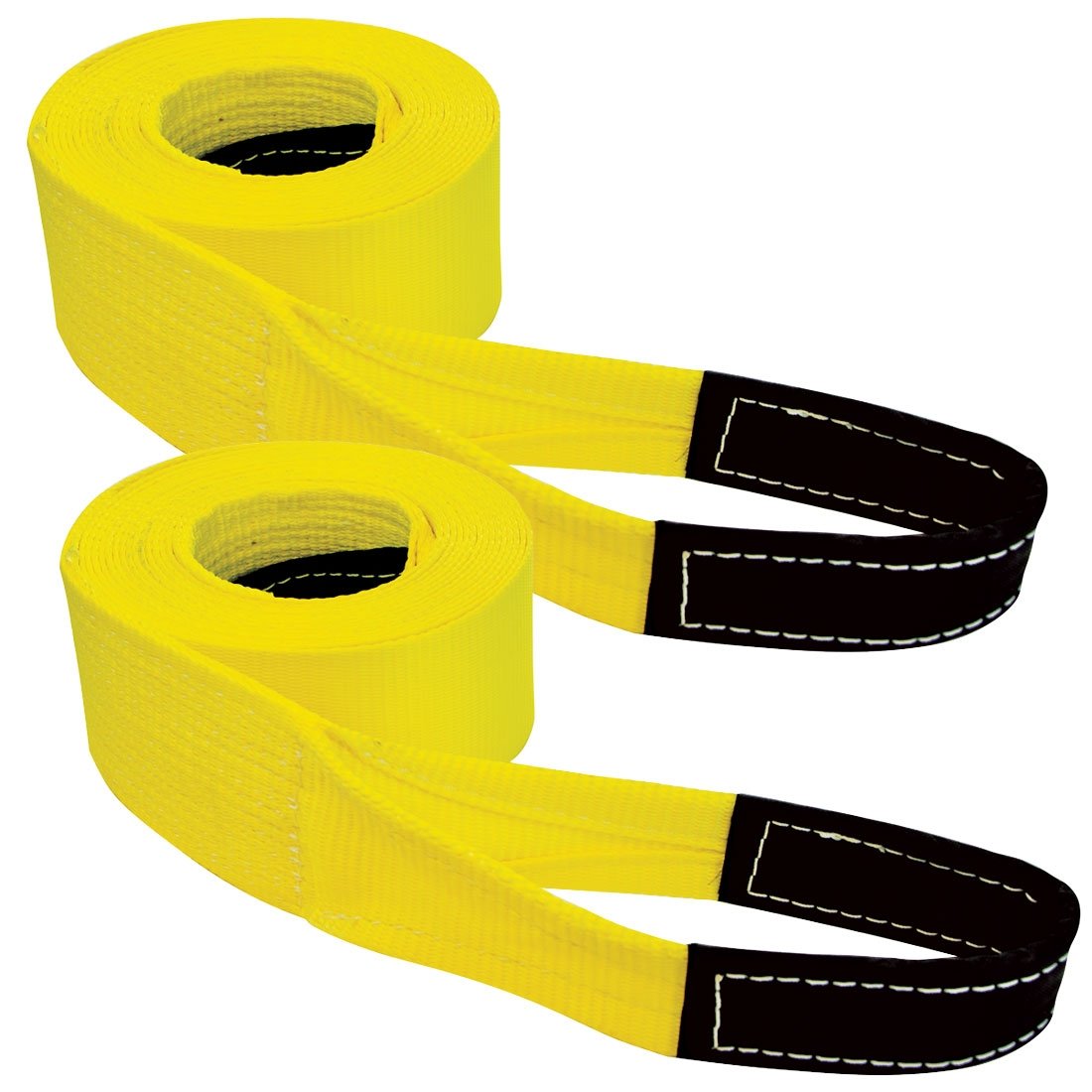 3 30ft Heavy Duty Recovery Tow Straps Kit 4x4 Towing Rope - View #5