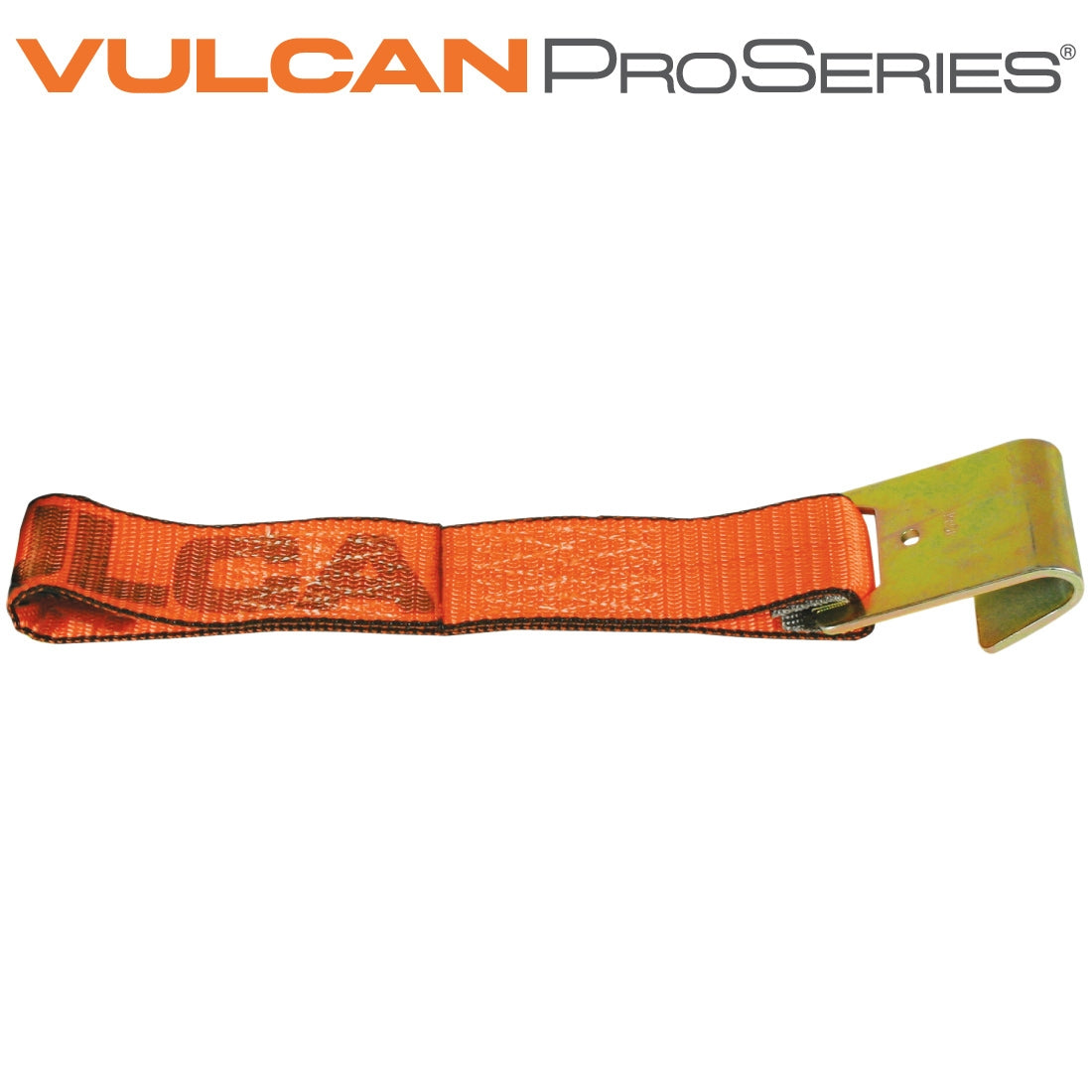 VULCAN 2 Inch Ratchet Strap Short End with Flat Hook - PROSeries