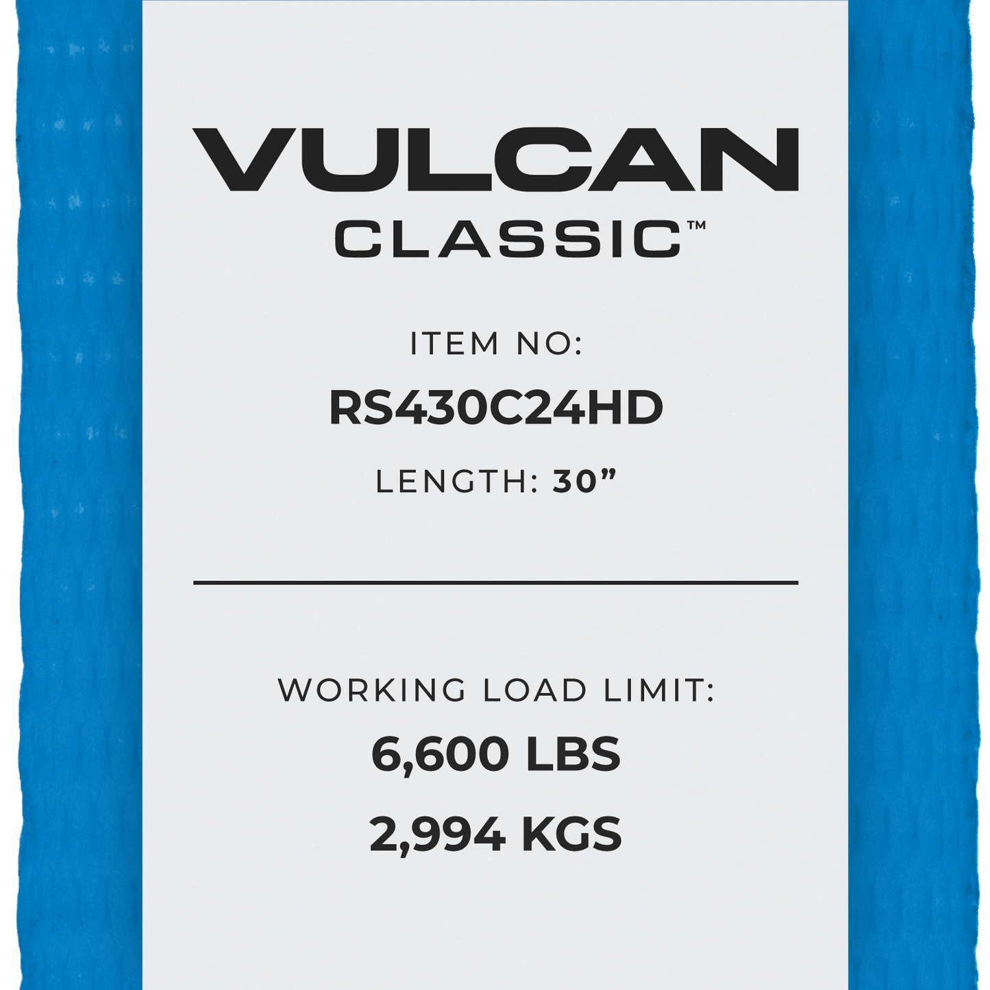 VULCAN Ratchet Strap with Chain Anchors - 4 Inch x 30 Foot - 2 Pack - 6,600 Pound Safe Working Load