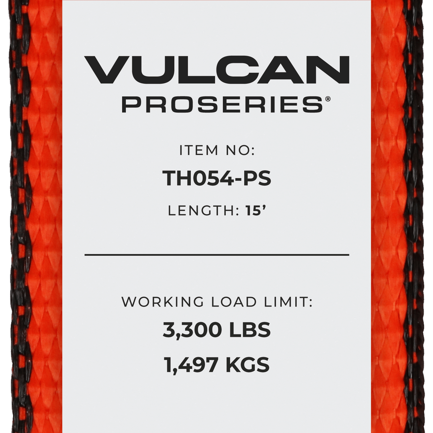 VULCAN 8-Point Roll Back Vehicle Tie Down Kit with Snap Hooks on Both Ends - Set of 4 - PROSeries