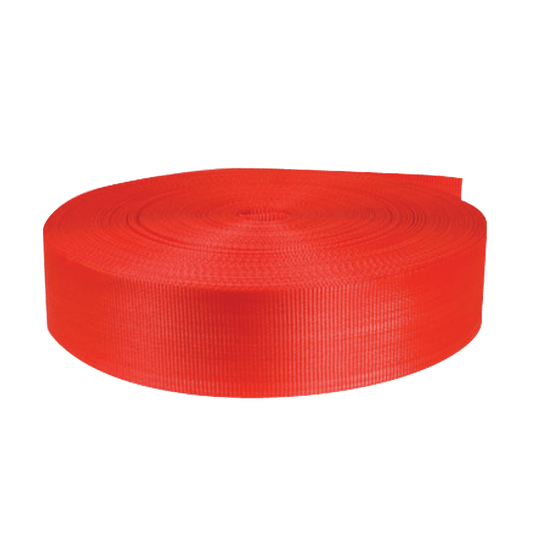VULCAN Tie Down Webbing - Red - 4 Inch x 1 Foot