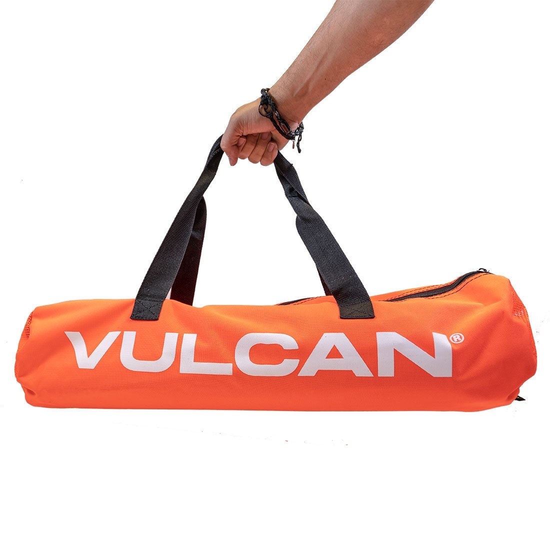 VULCAN Banner, Flags and Magnets Kit - Includes 1 Basic Stretch Cord Oversize Load Banner, 4 Magnets, 4 Red Flags, and A High-Viz Vented Storage Bag