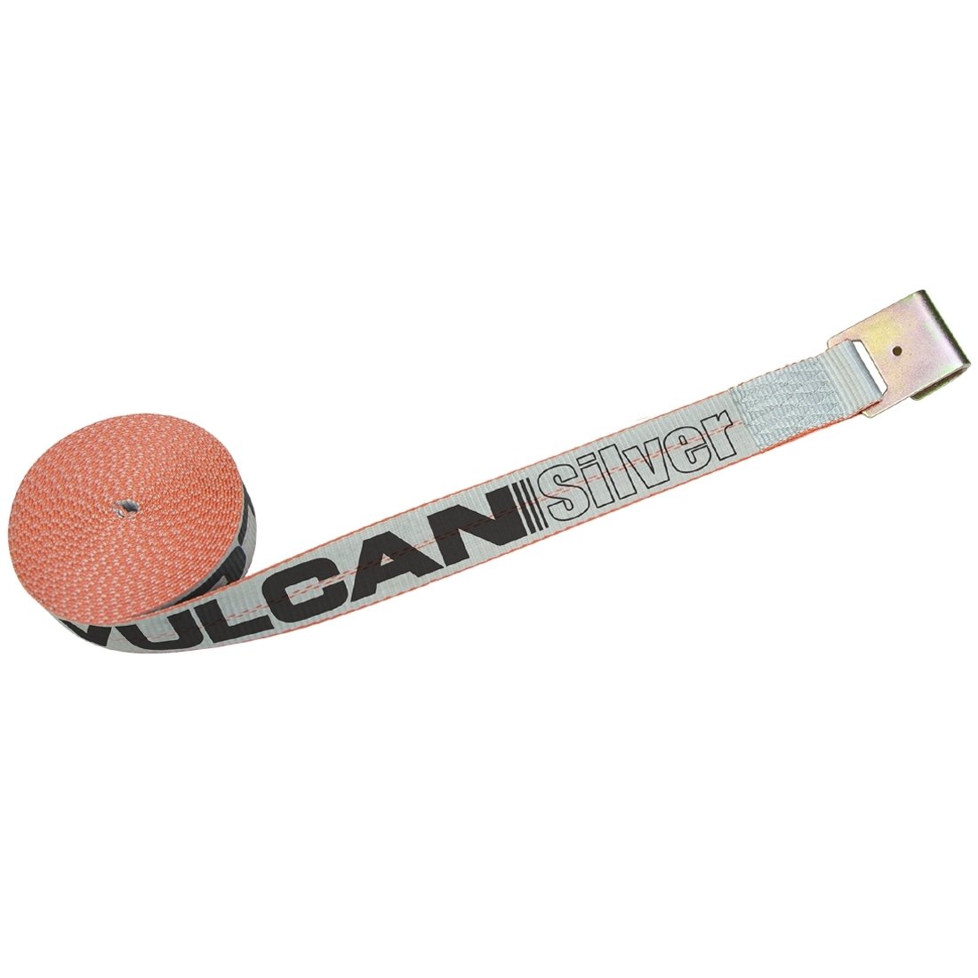VULCAN Winch Strap with Flat Hook - 2 Inch - Classic Yellow - 3,300 Pound Safe Working Load