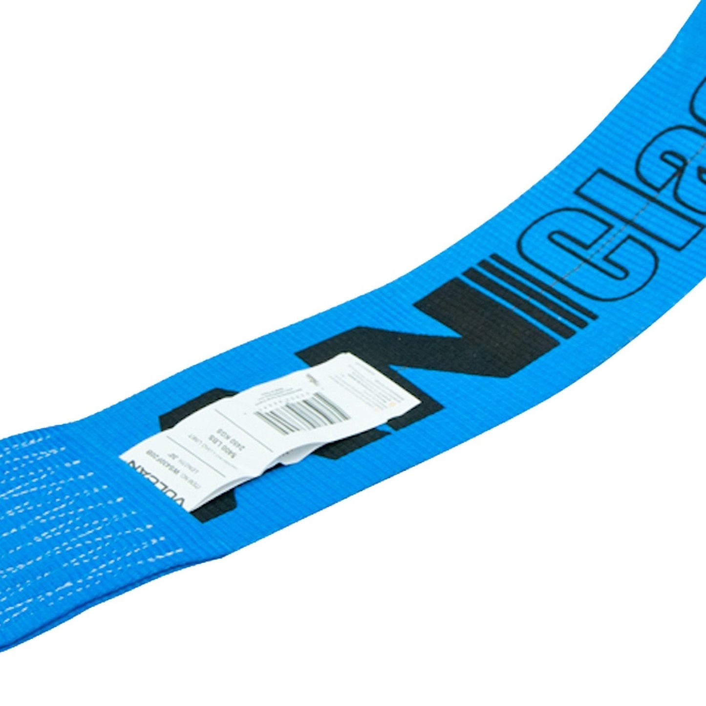 VULCAN Winch Strap with Flat Hook - 4 Inch x 30 Foot - Classic Blue - 4 Pack - 5,000 Pound Safe Working Load