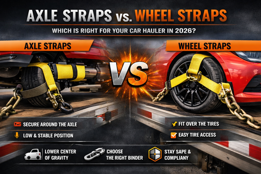 Axle Straps vs. Wheel Straps: Which Is Right for Your Car Hauler in 2026?