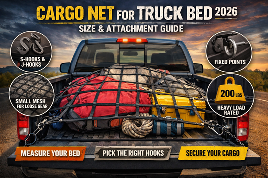 Cargo Net for Truck Bed: How to Choose the Right Size and Attachment Style