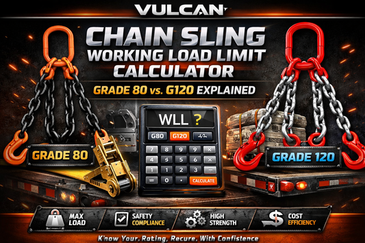 Chain Sling Working Load Limit Calculator: Grade 80 vs. G120 Explained