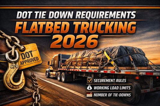 DOT Tie Down Requirements for Flatbed Trucking in 2026: What You Must Know