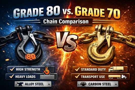 Grade 80 vs. Grade 70 Chain: Which Is Right for Your Cargo Securement?