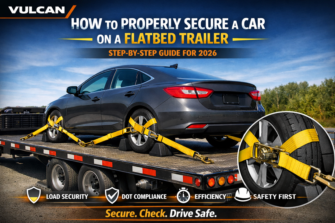 How to Properly Secure a Car on a Flatbed Trailer: Step-by-Step Guide for 2026
