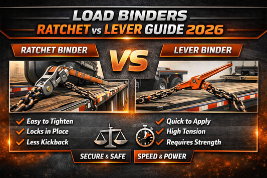 How to Properly Use Load Binders on a Flatbed: Ratchet vs. Lever Binder Guide