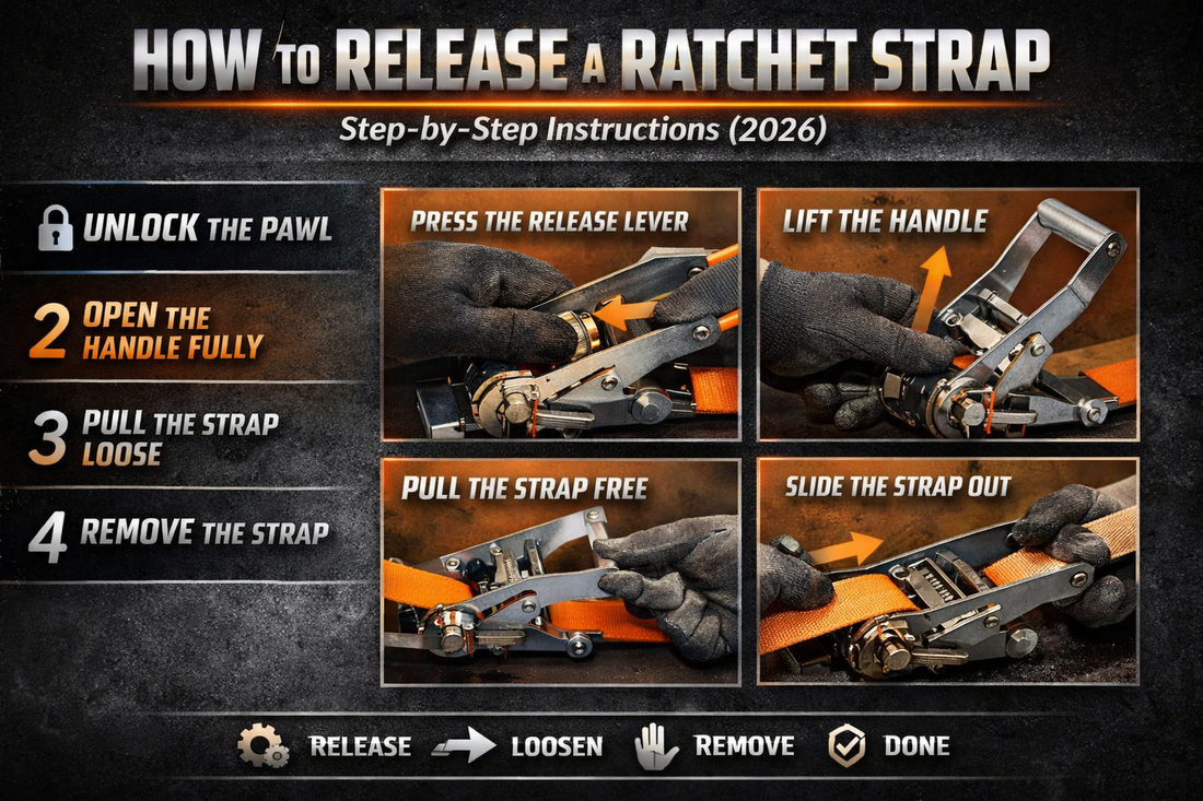 How to Release a Ratchet Strap Step-by-Step Instructions (2026)