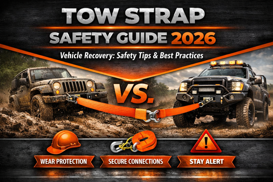 How to Use a Tow Strap for Vehicle Recovery Safety Tips & Best Practices
