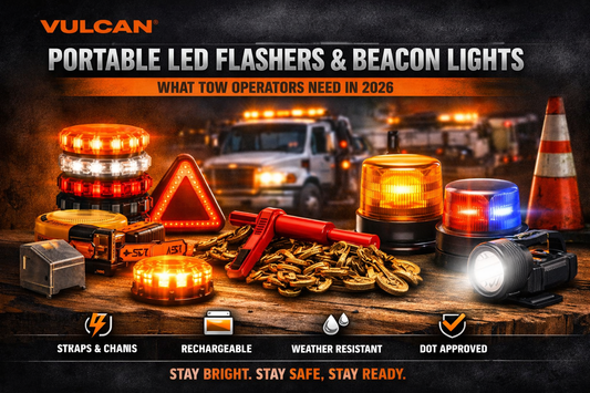 Portable LED Flashers and Beacon Lights: What Tow Operators Need in 2026