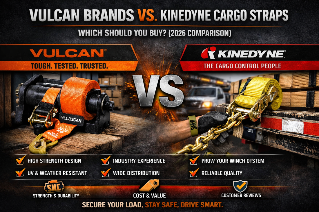 Vulcan Brands vs. Kinedyne Cargo Straps: Which Should You Buy? (2026 Comparison)