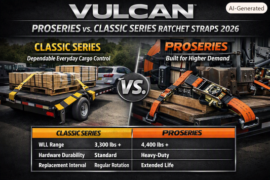 Vulcan ProSeries vs. Classic Series Ratchet Straps: Which Line Is Right for Your Operation?