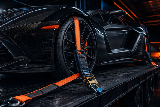 Vulcan Wheel Straps for Exotic and Low-Profile Cars: Sizing, WLL, and Fitment Guide
