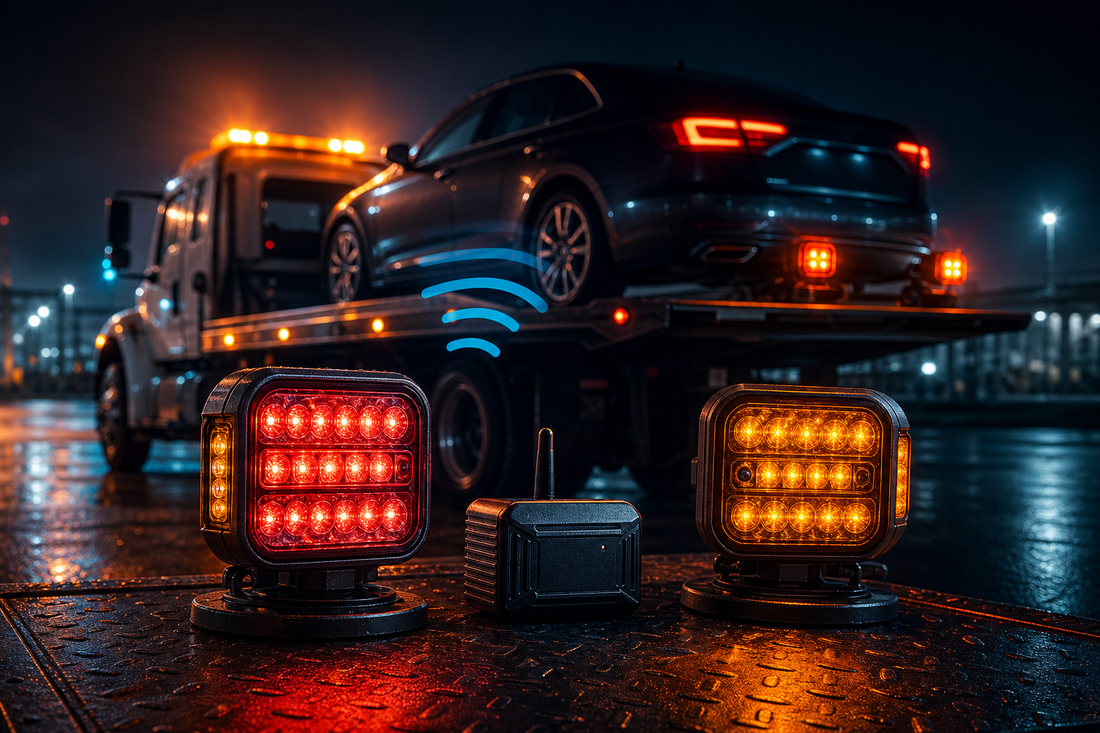 Vulcan Wireless LED Tow Light Kit Review Real-World Performance for Flatbed and Rollback Operators