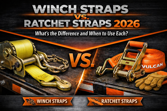 Winch Straps vs. Ratchet Straps What's the Difference and When to Use Each