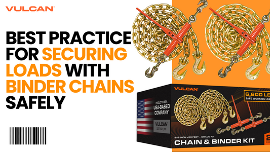 best practice for securing loads with binder chains
