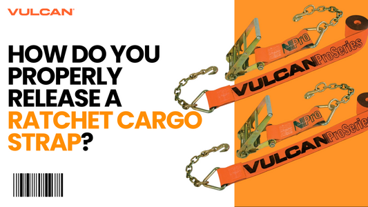how do you properly release a ratchet cargo strap