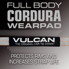 VULCAN Car Tie Down Axle Strap with Wear Pad - 2 Inch x 36 Inch - 4 Pack - Silver Series - 3,300 Pound Safe Working Load