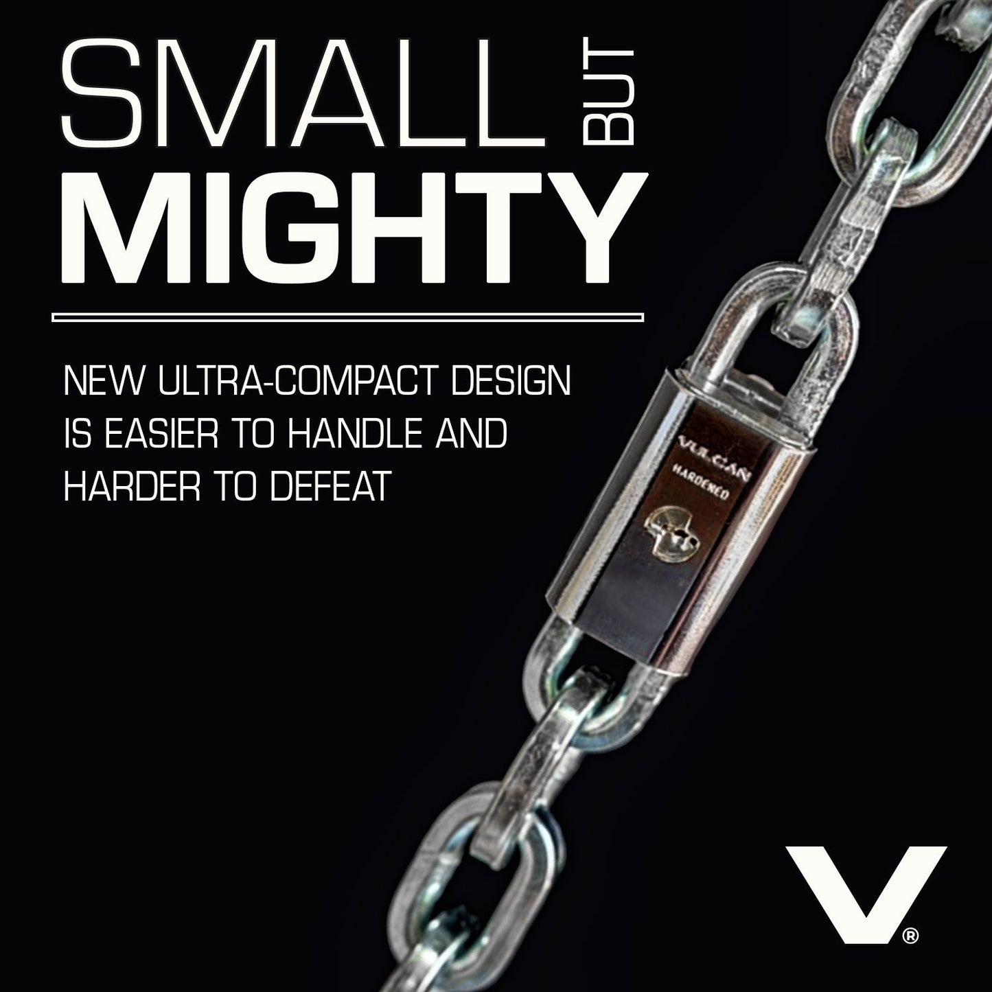VULCAN Case Hardened Padlock For 5/16" Chain