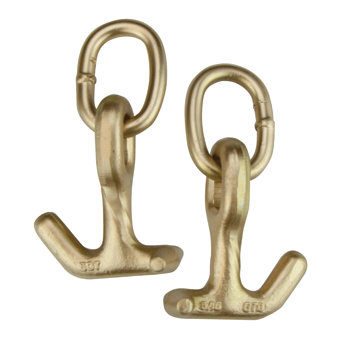 VULCAN Twisted T/J-Combo Hook on Coupling Link - Pair