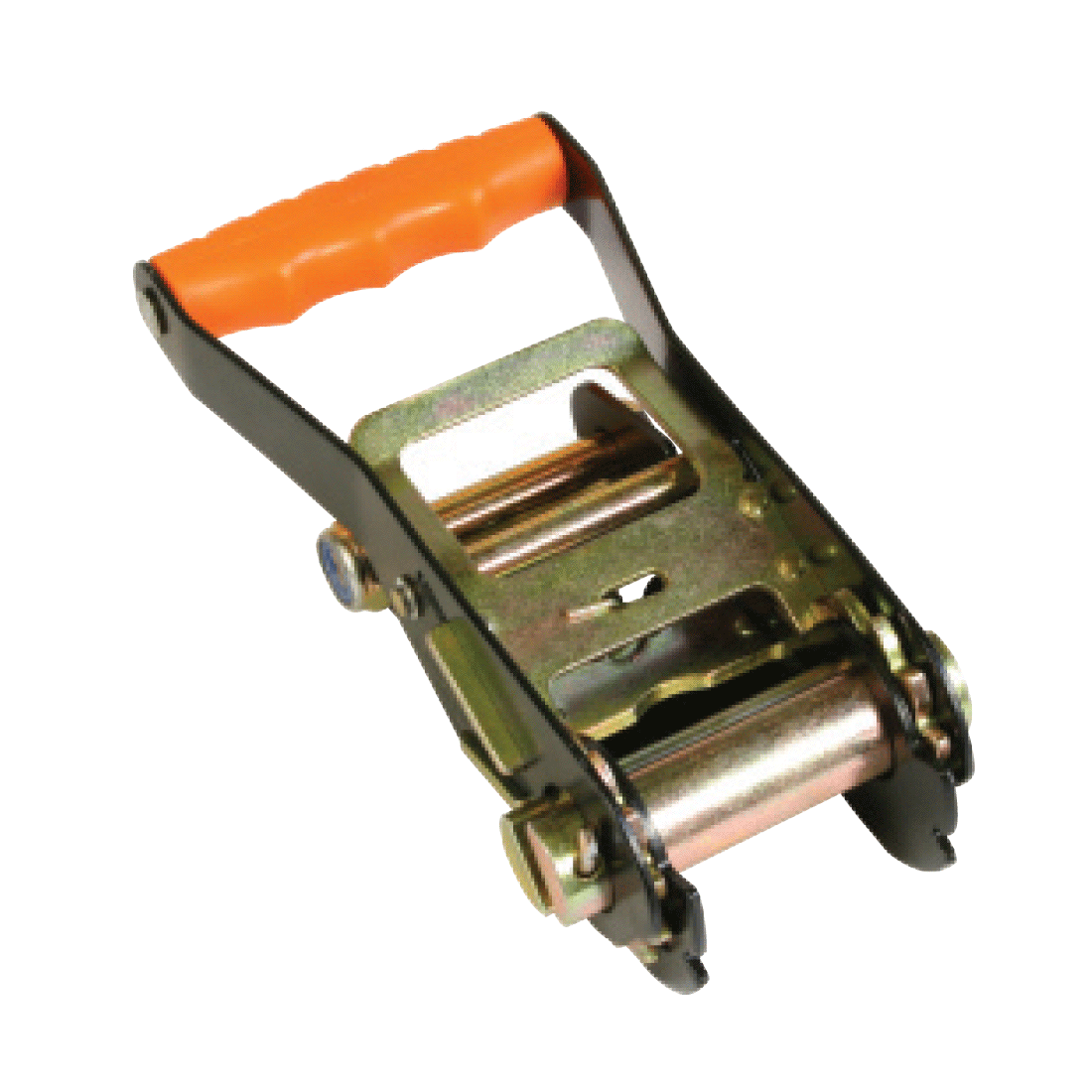 VULCAN Ratchet Buckle - Black with Molded Handle - PROSeries - 3,300 Pound Safe Working Load - Pack of 4