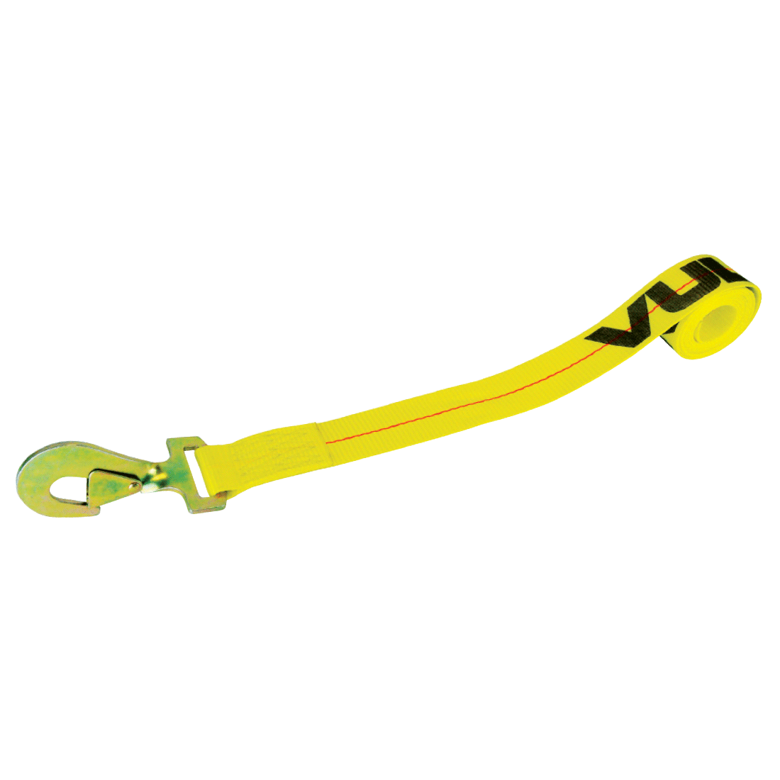 VULCAN Wheel Dolly Tire Harness - Twisted Snap Hook - 84 Inch - Classic Yellow - 3,300 Pound Safe Working Load