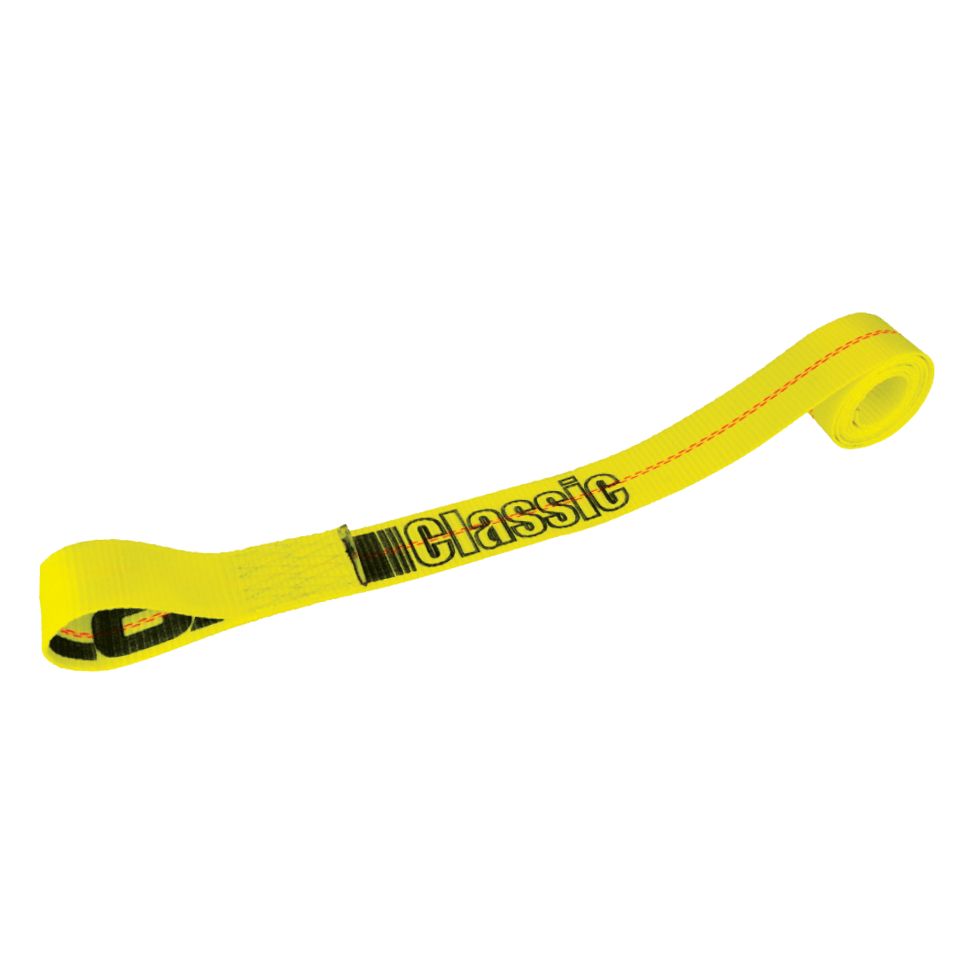 VULCAN Wheel Dolly Tire Harness - 96 Inch - Eye Loop - Classic Yellow - 3,300 Pound Safe Working Load