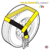 VULCAN Wheel Dolly Tire Harness - 96 Inch - Eye Loop - Classic Yellow - 3,300 Pound Safe Working Load