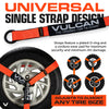 VULCAN Snap Hook Vehicle Tie Down Kits with Heavy Duty Stake Pocket D Rings - Lasso Style - Proseries