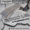 VULCAN Snap Hook Tie Down Kits with Heavy Duty Stake Pocket D Rings - Lasso Style - Silver Series