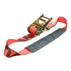 VULCAN Under Lift Ratcheting Vehicle Tie Down Straps - 2 Pack - PROSeries - 5,000 Pound Safe Working Load