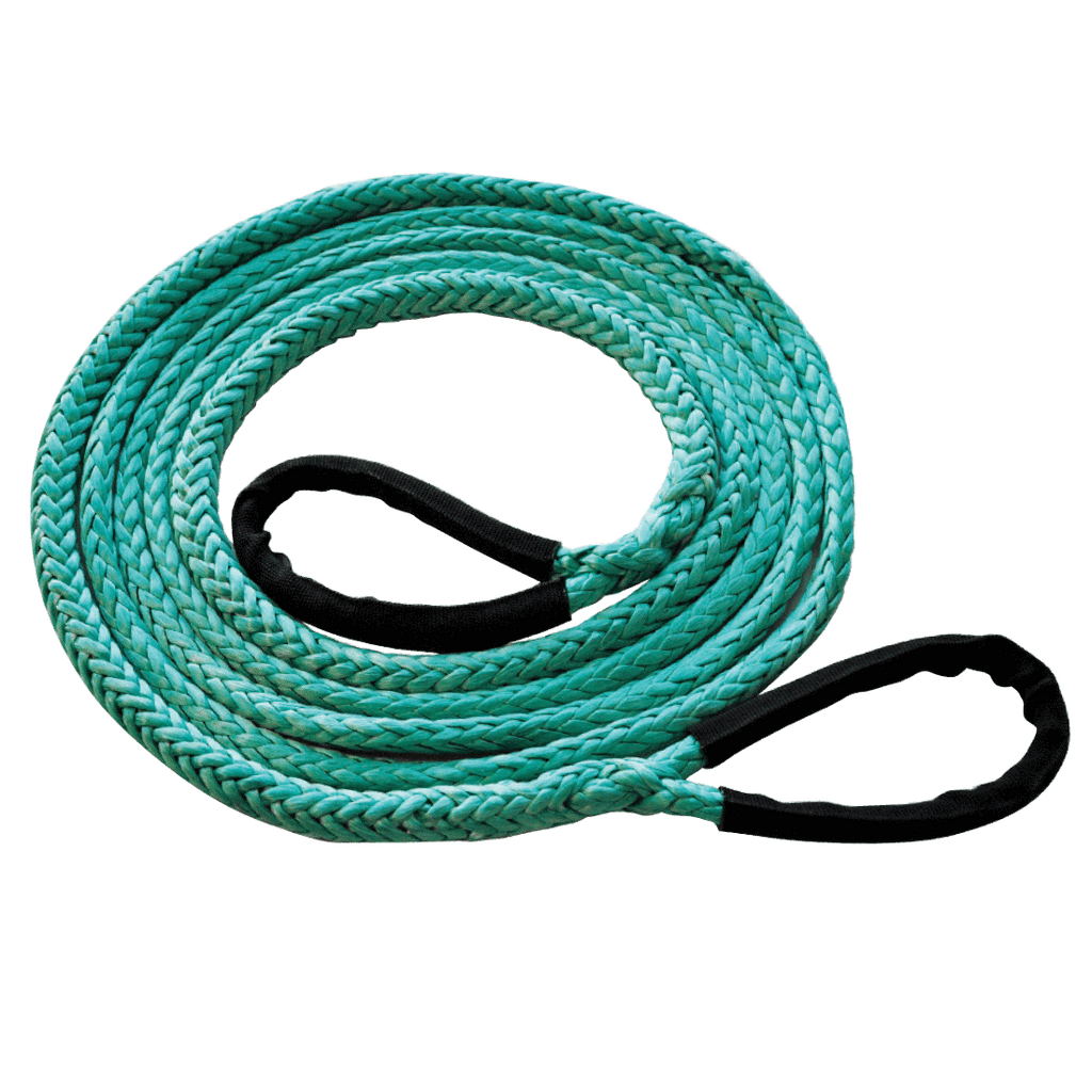 Dyneema Synthetic Tow Rope - 3/8 Inch x 20 Feet - 19,600 Pound MBS - 4,900 Pound Safe Working Load