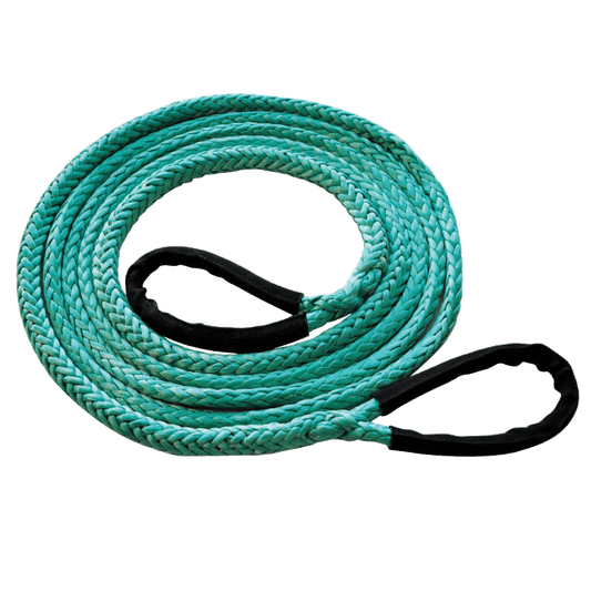 Dyneema Synthetic Tow Rope - 3/8 Inch x 20 Feet - 19,600 Pound MBS - 4,900 Pound Safe Working Load