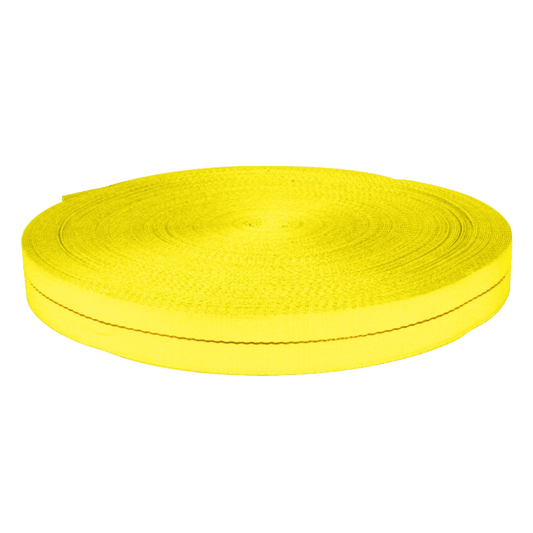 VULCAN Tie Down Webbing - Yellow - 2 Inch x 1 Foot