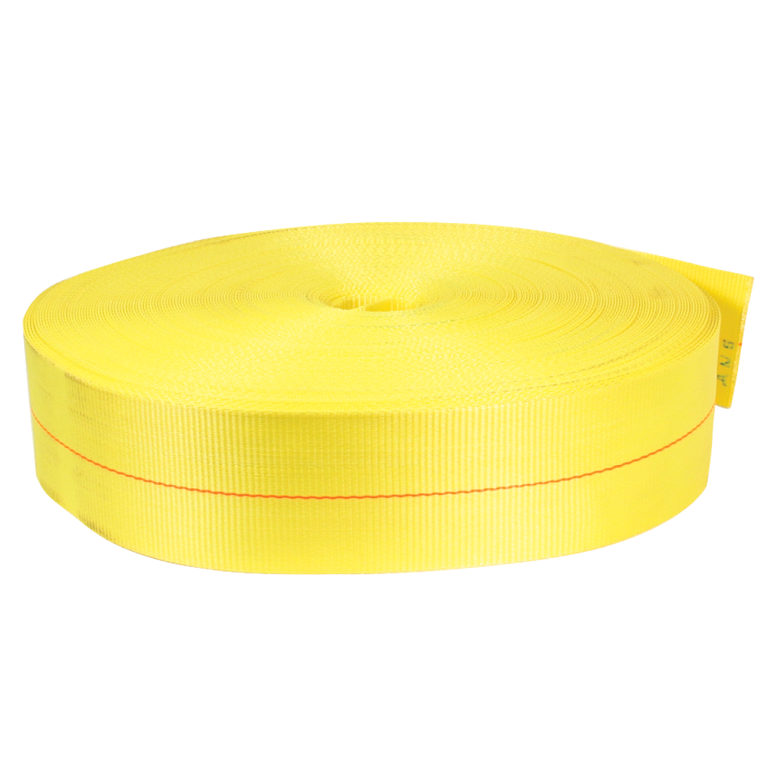 VULCAN Tie Down Webbing - Yellow - 4 Inch x 1 Foot