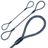 Wire Rope Sling - 3/8 Inch x 2 Foot - 2800 Pounds 2200 Pounds 5800 Pounds