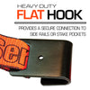 VULCAN Winch Strap with Flat Hook - 2 Inch x 30 Foot - 4 Pack - PROSeries - 3,300 Pound Safe Working Load
