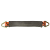 VULCAN Car Tie Down Axle Strap with Wear Pad - 3-Ply Stiff - 2 Inch x 22 Inch -  PROSeries - 3,300 Pound Safe Working Load