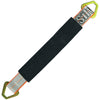 VULCAN Car Tie Down Axle Strap with Wear Pad - 3-Ply Stiff - 3,300 Pound Safe Working Load