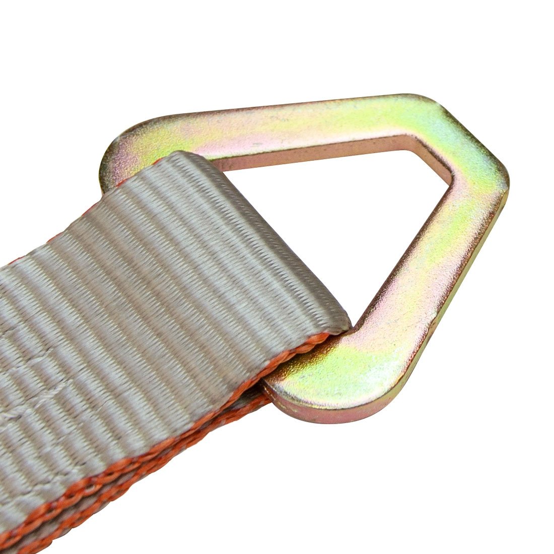 VULCAN Car Tie Down Axle Strap with Wear Pad - 3-Ply Stiff - 3,300 Pound Safe Working Load
