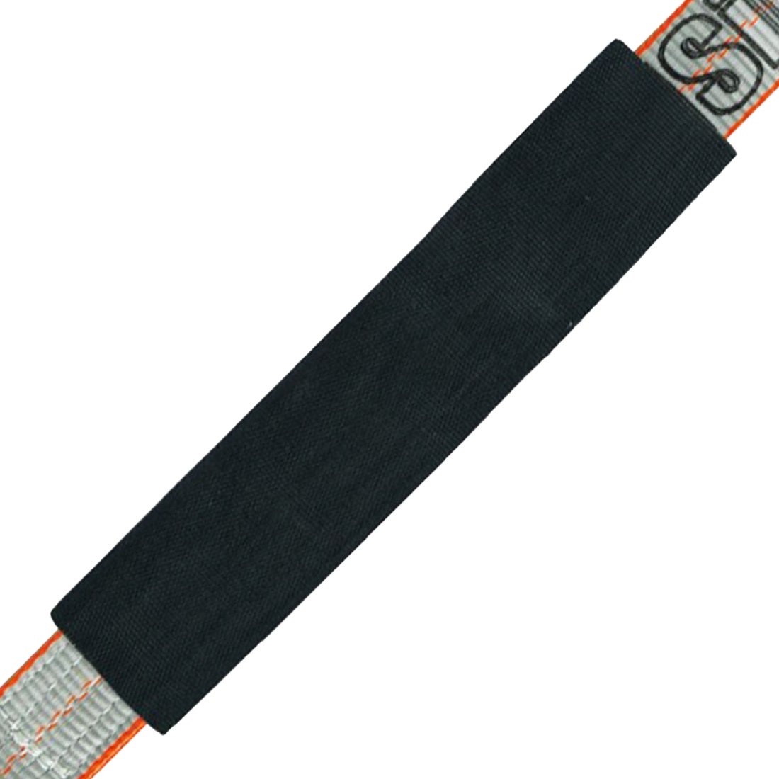 VULCAN Car Tie Down Axle Strap with Wear Pad - 3-Ply Stiff - 3,300 Pound Safe Working Load
