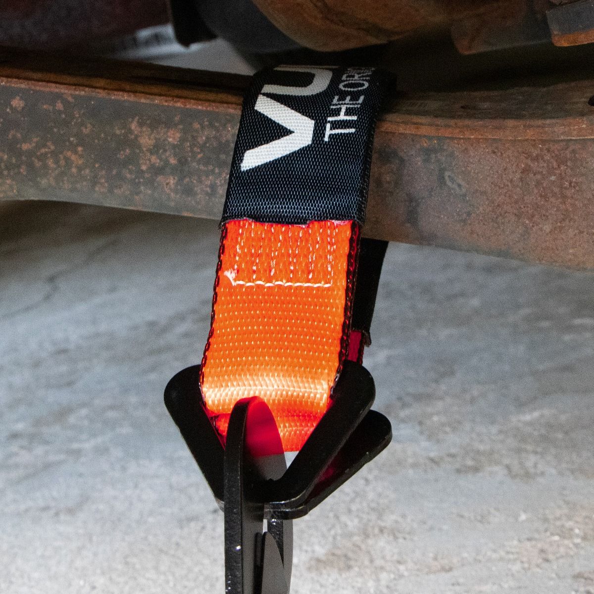 VULCAN Car Tie Down Axle Strap with Wear Pad - 2 Inch x 22 Inch - 4 Pack - PROSeries - 3,300 Pound Safe Working Load