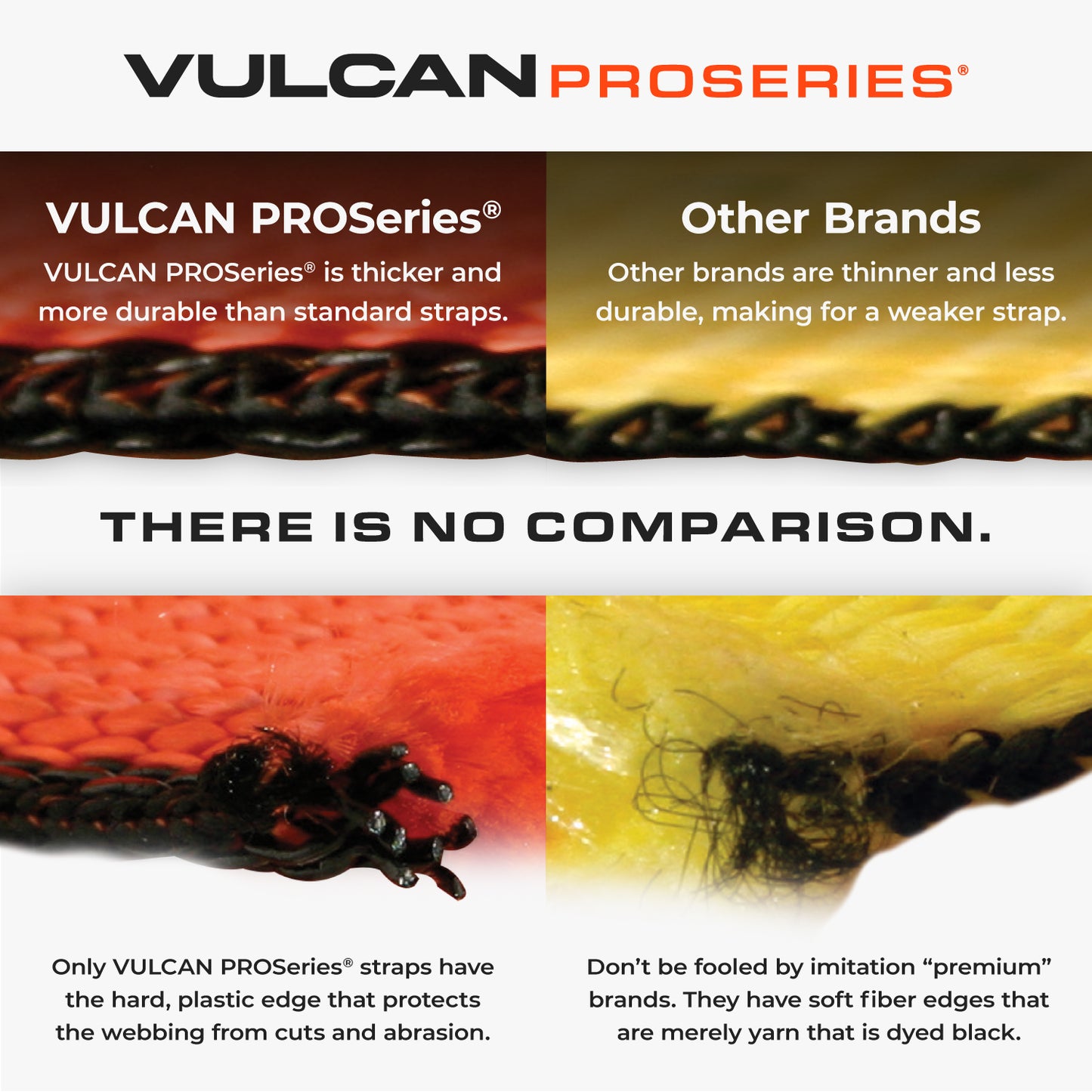 VULCAN Car Tie Down Axle Strap with Wear Pad - 2 Inch x 22 Inch - 4 Pack - PROSeries - 3,300 Pound Safe Working Load