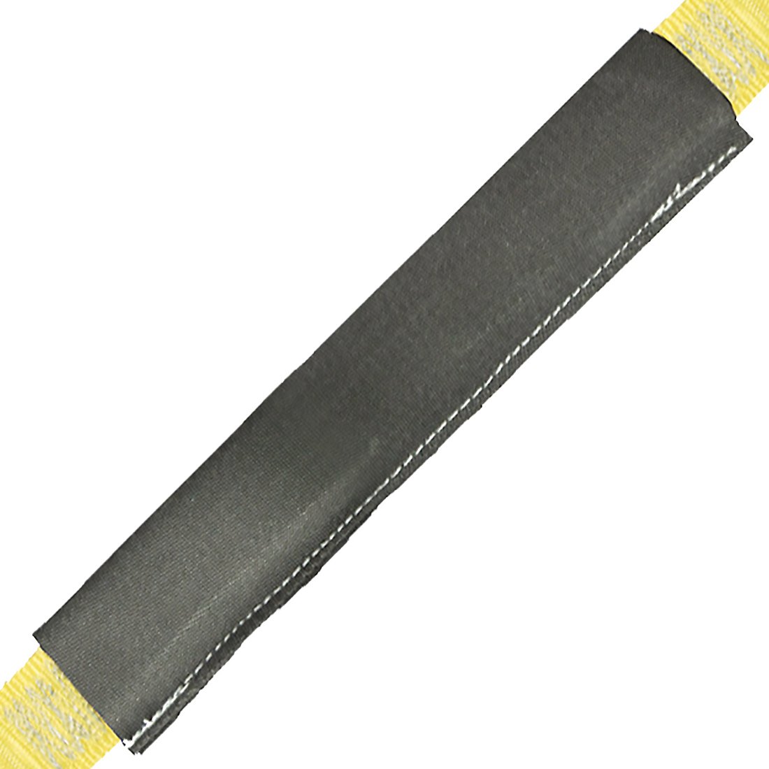 VULCAN Car Tie Down Axle Strap with Wear Pad - 3-Ply Stiff - 3,300 Pound Safe Working Load